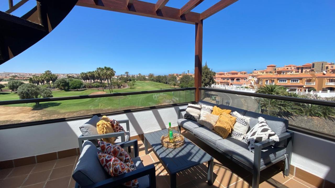 Sunny Luxury Apartment With Two Great Sunny - Level Terraces, Two Swimming Pools, In A New Complex Pueblo Majorero, Close To Fuerteventura Golf Club, Next To The Beach , Atlantico Shopping Mall And Casino In Caleta de Fuste Exterior foto